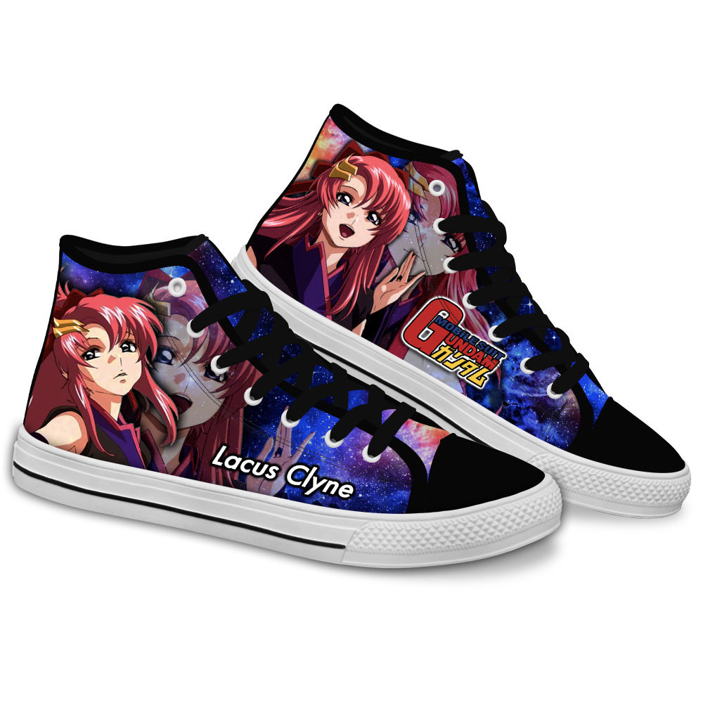 Lacus Clyne Custom Anime High-Top Canvas Shoes