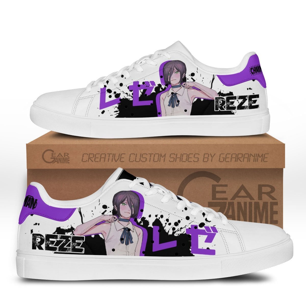 Lady Reze Custom Anime Classic Court Shoes