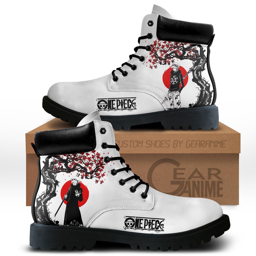 Law Custom Anime Combat Boots NTT071