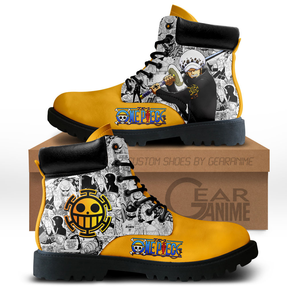 Law Custom Anime Combat Boots NTT151