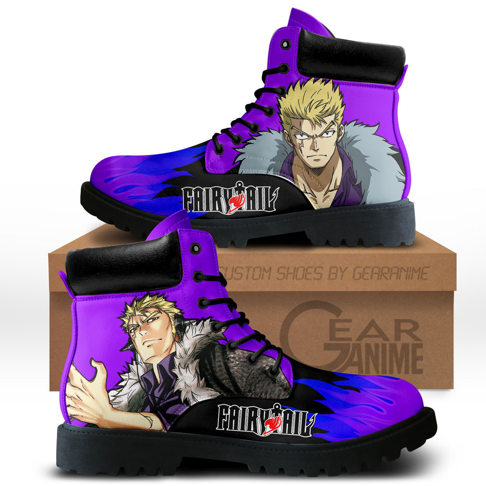 Laxus Dreyar Custom Anime Combat Boots NTT071
