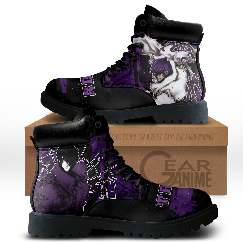 Legato Bluesummers Custom Anime Combat Boots MV2811