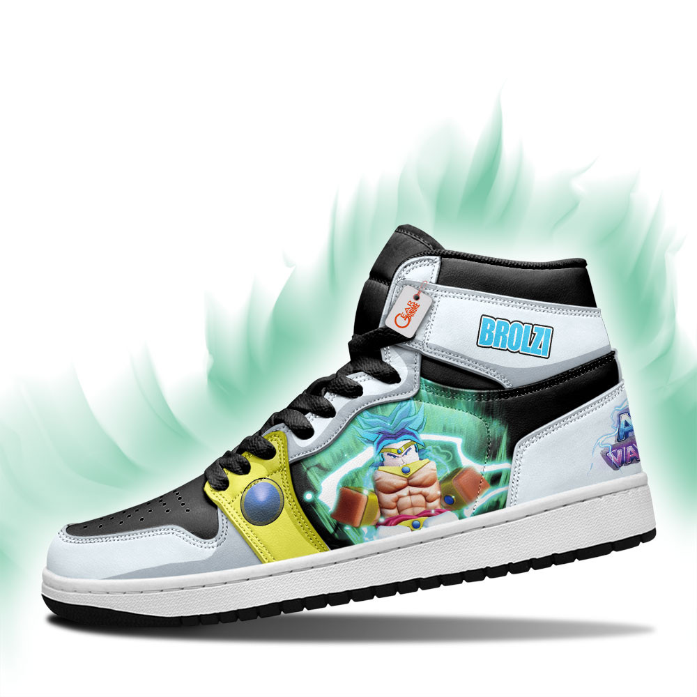 Legendary Super Brolzi Custom Gaming High-Top Leather Sneakers Vanguards Custom Drop
