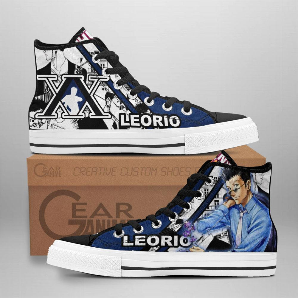 Leorio Custom Anime High-Top Canvas Shoes TT2608