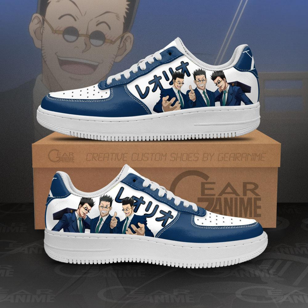 Leorio Custom Anime Low-Top Leather Sneakers