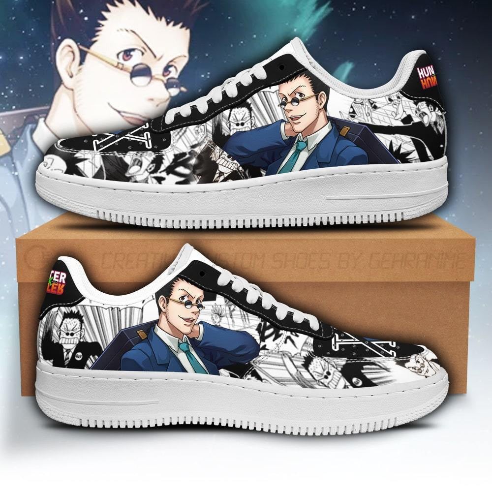 Leorio Custom Anime Low-Top Leather Sneakers