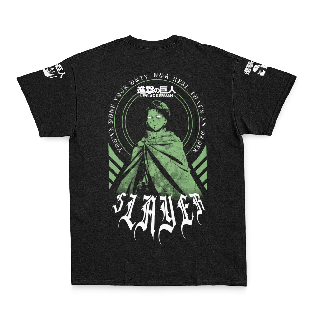 Levi Ackerman Slayer Attack On Titan Streetwear T-Shirt