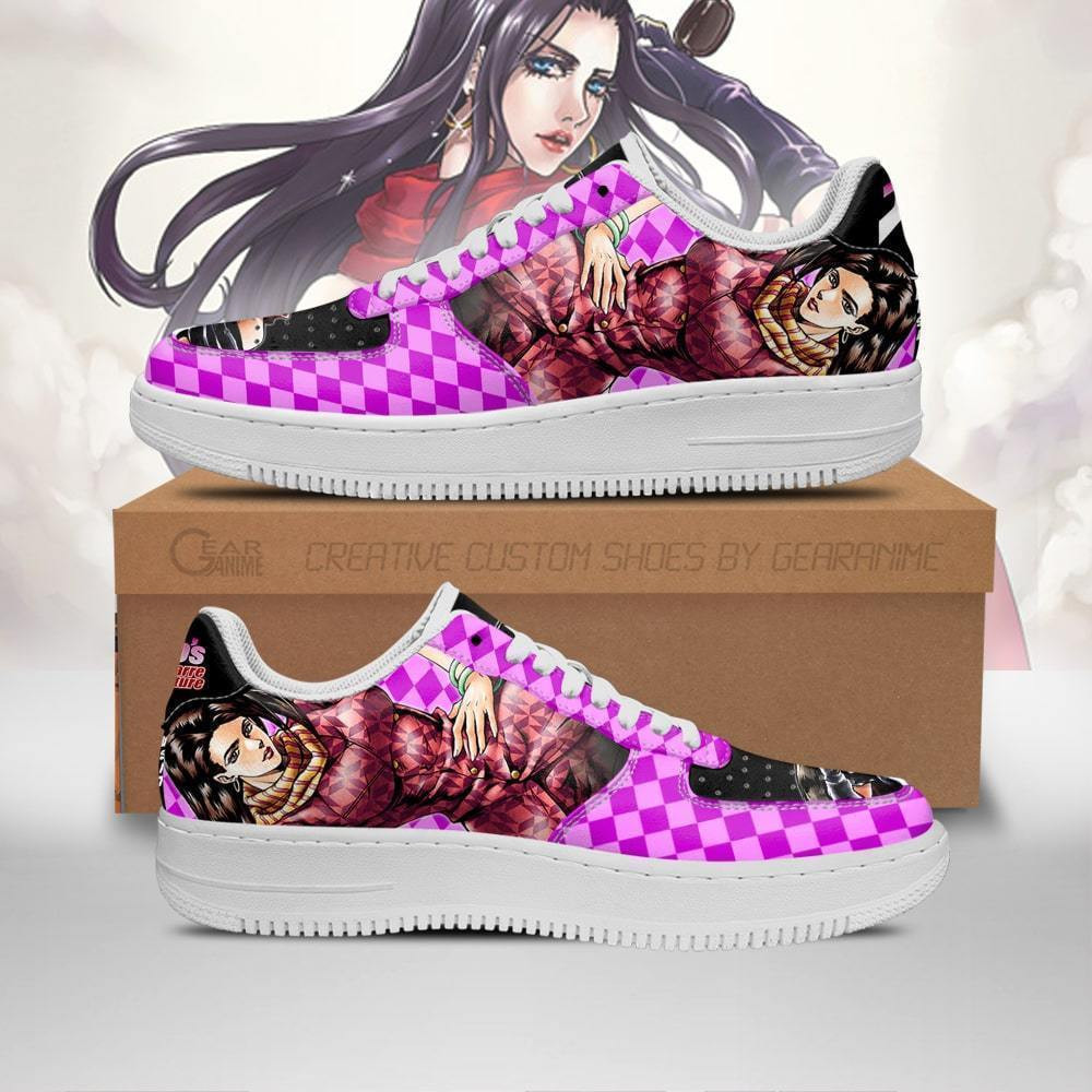Lisa Lisa Custom Anime Low-Top Leather Sneakers