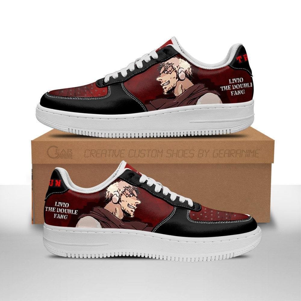 Livio The Double Custom Anime Low-Top Leather Sneakers