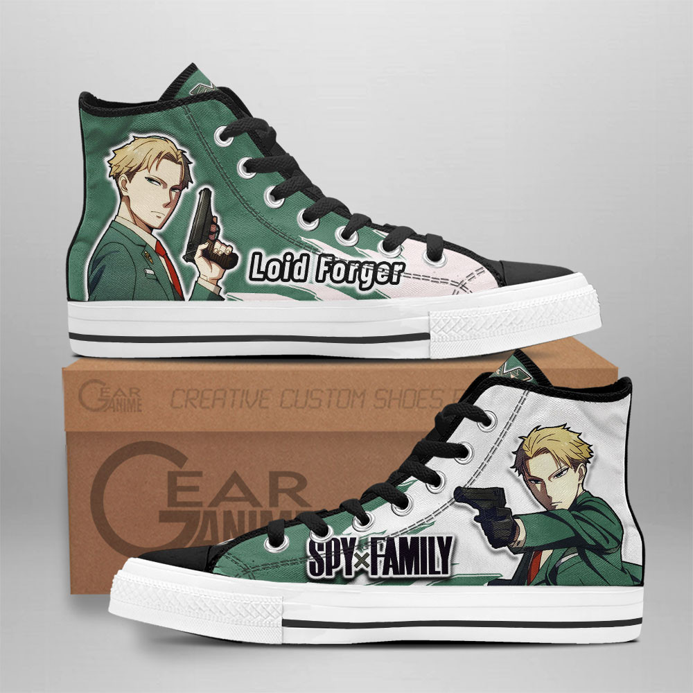 Loid Forger Custom Anime High-Top Canvas Shoes NTT170