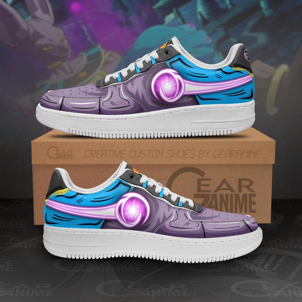Lord Beerus Custom Anime Low-Top Leather Sneakers