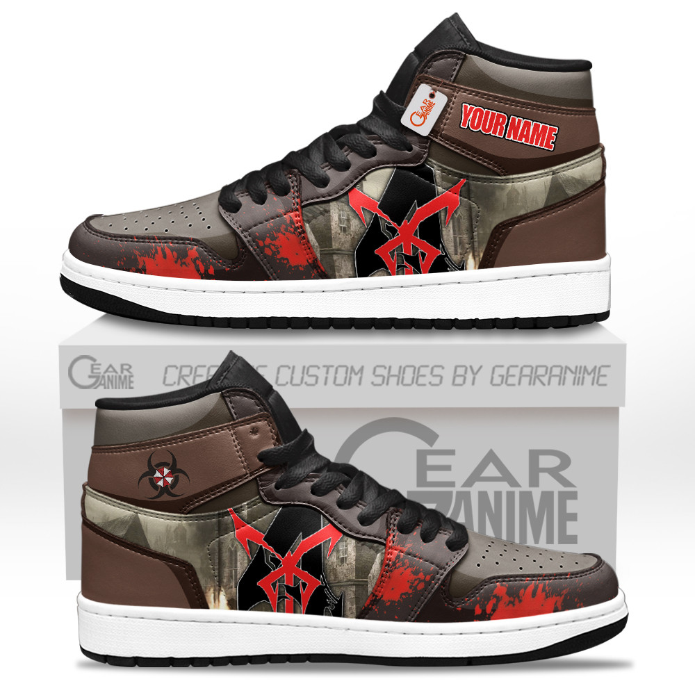 Los Iluminados High-Top Leather Sneakers Games Personalized
