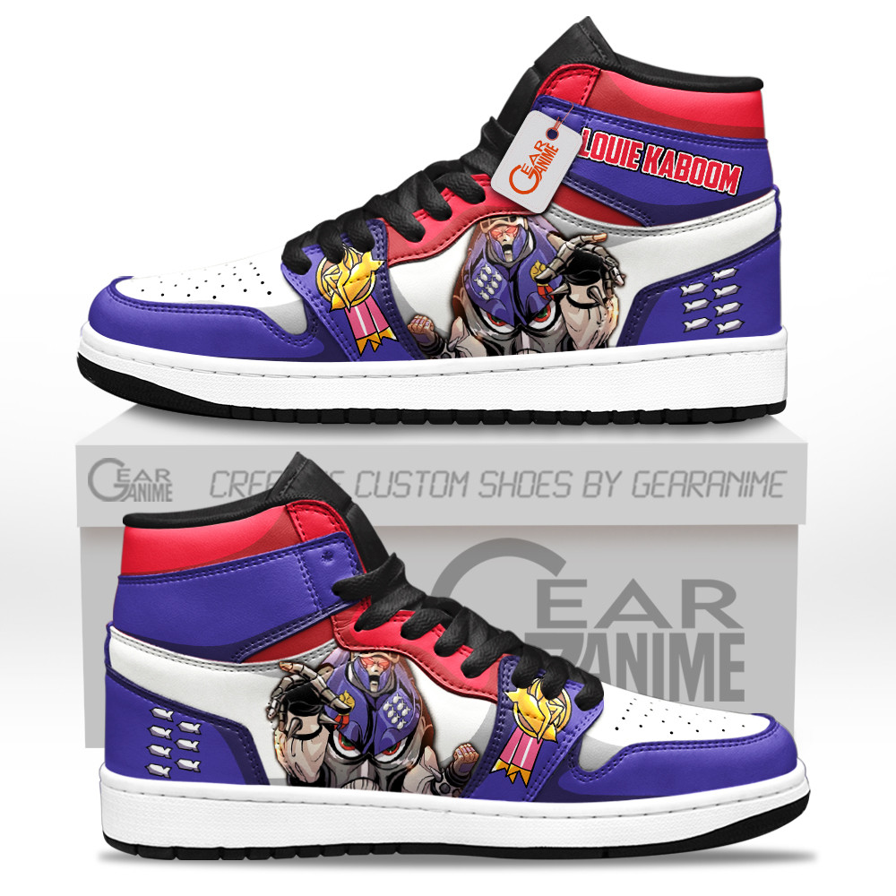 Louie Kaboom Custom Movie High-Top Leather Sneakers Unique Style & Design