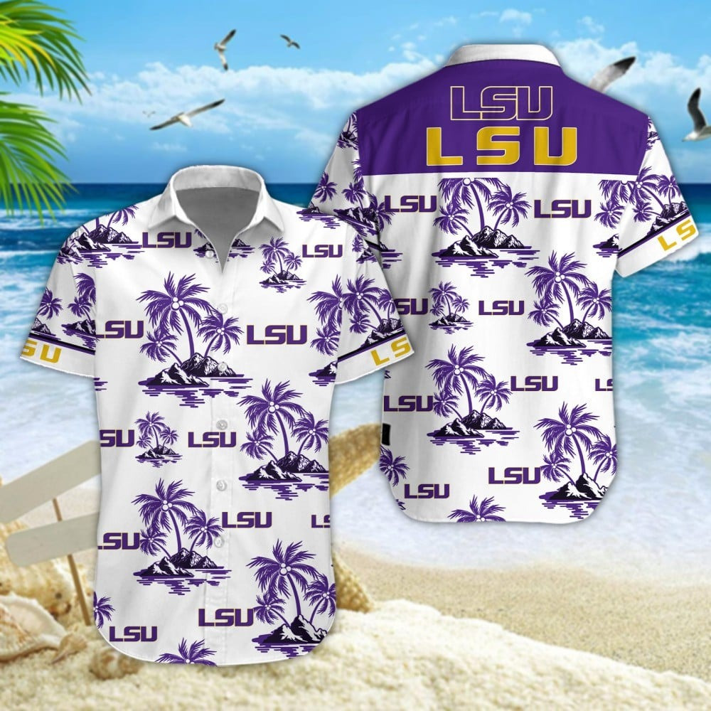 Lsu Tigers Football Hawaiian Tropical Sports Shirt Gift For Summer Outfit Lovers