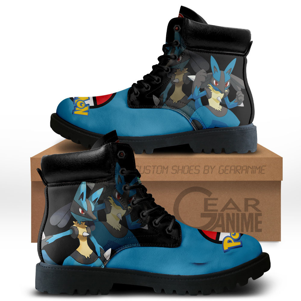 Lucario Custom Anime Combat Boots MV0512