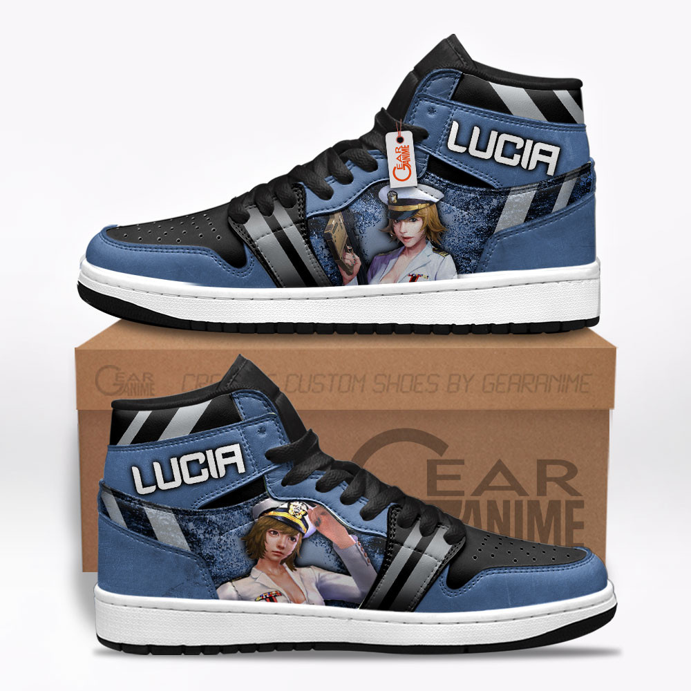 Lucia Custom Gaming High-Top Leather Sneakers Game C.S Skins