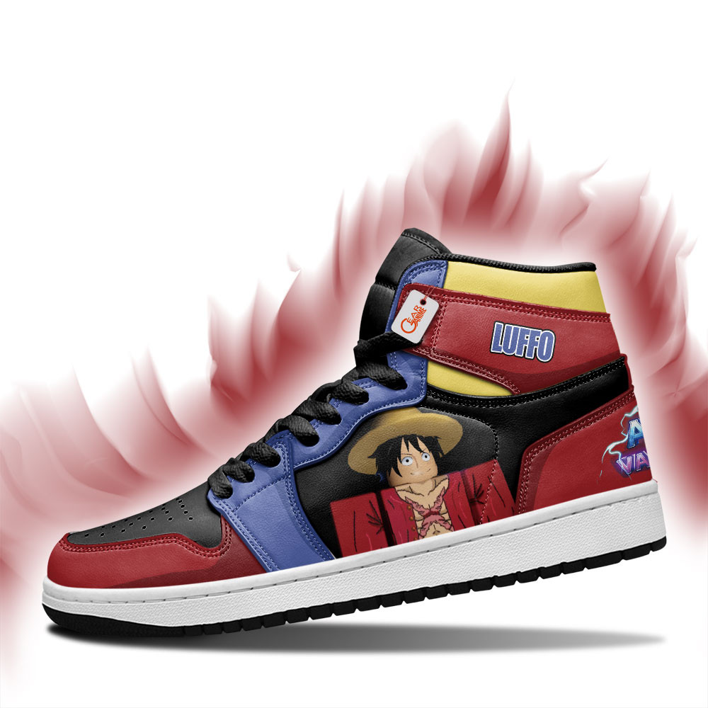 Luffo Custom Gaming High-Top Leather Sneakers Vanguards Custom Drop