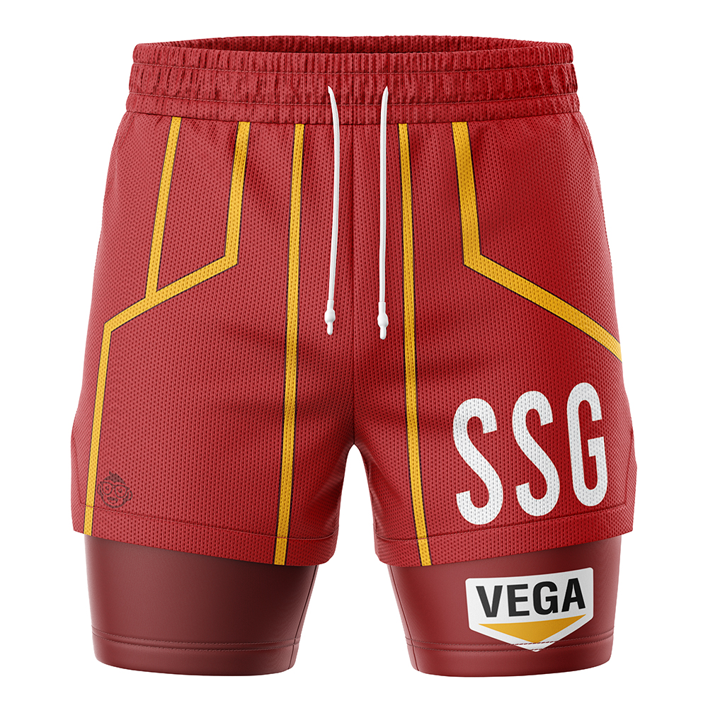 Luffy Egghead One Piece 2-in-1 Performance Shorts