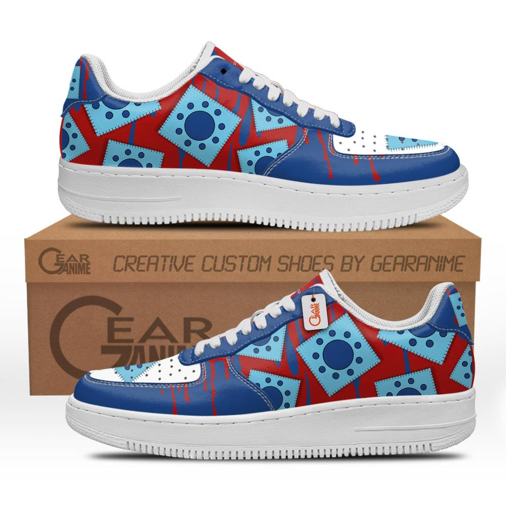 Luffy Wano Arc Custom Anime Low-Top Leather Sneakers
