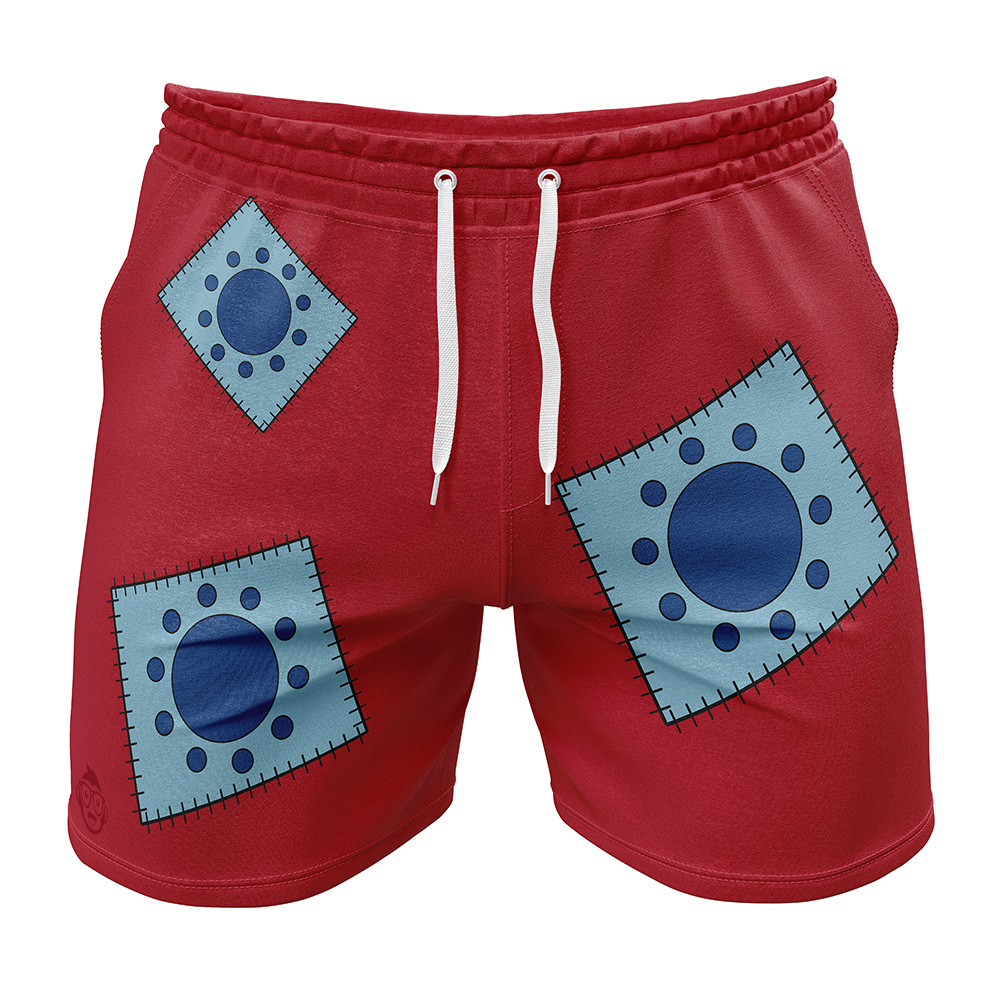 Luffy Wano Outfit One Piece Gym Shorts