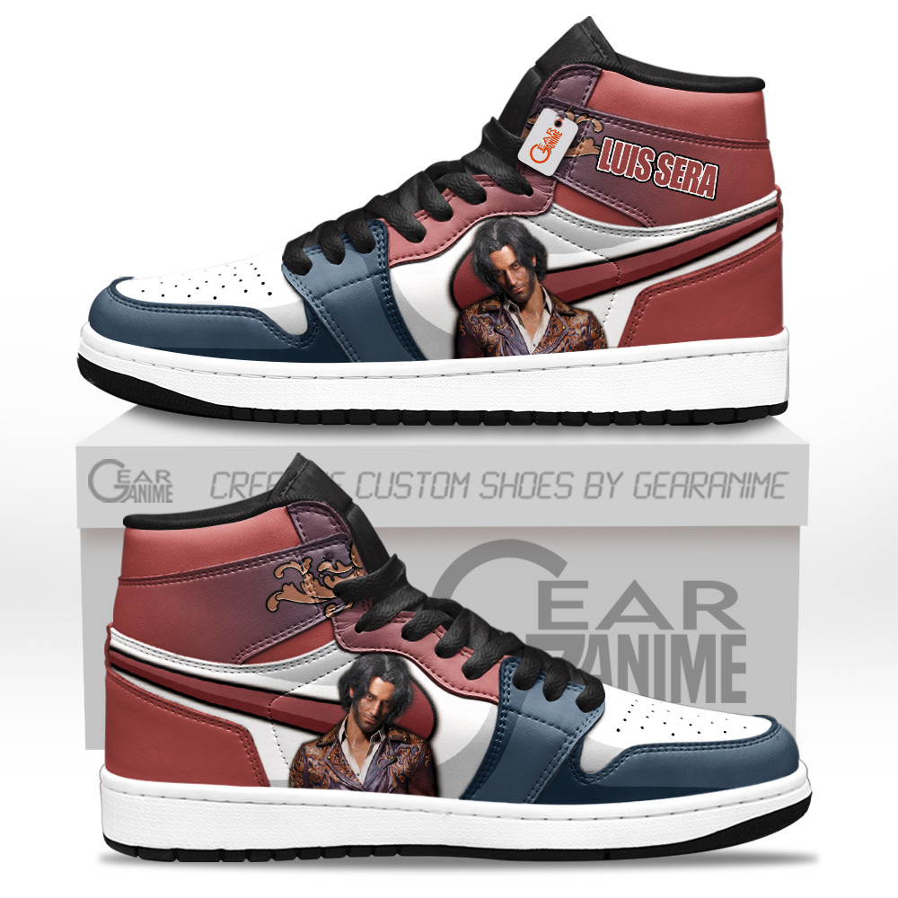 Luis Sera Custom Gaming High-Top Leather Sneakers Games Collection Personalized