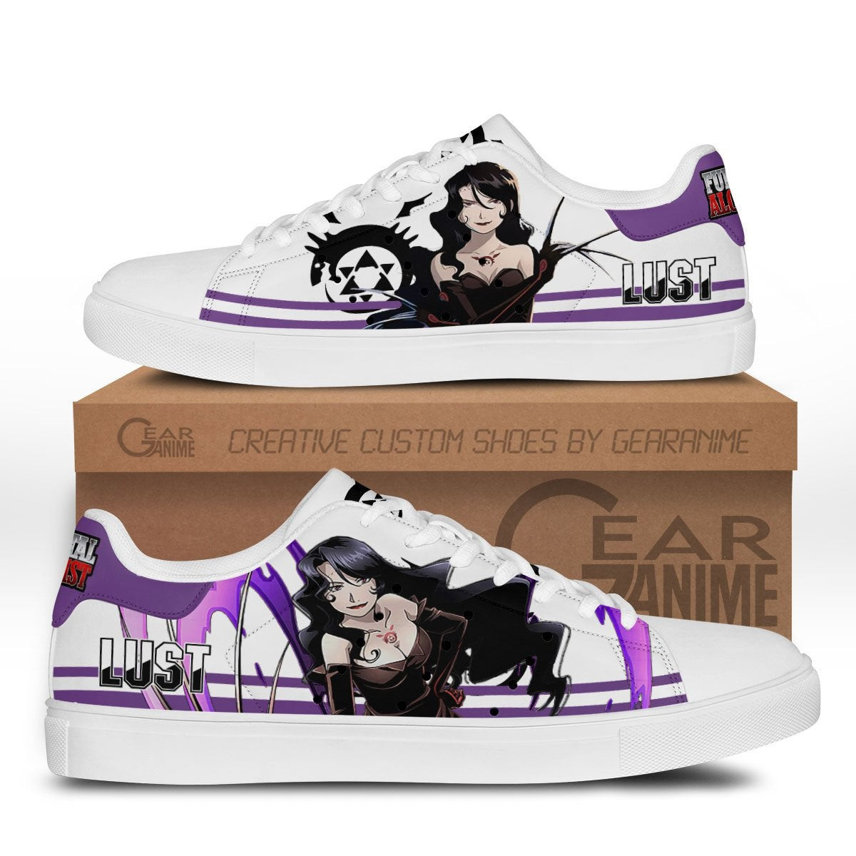 Lust Custom Anime Classic Court Shoes