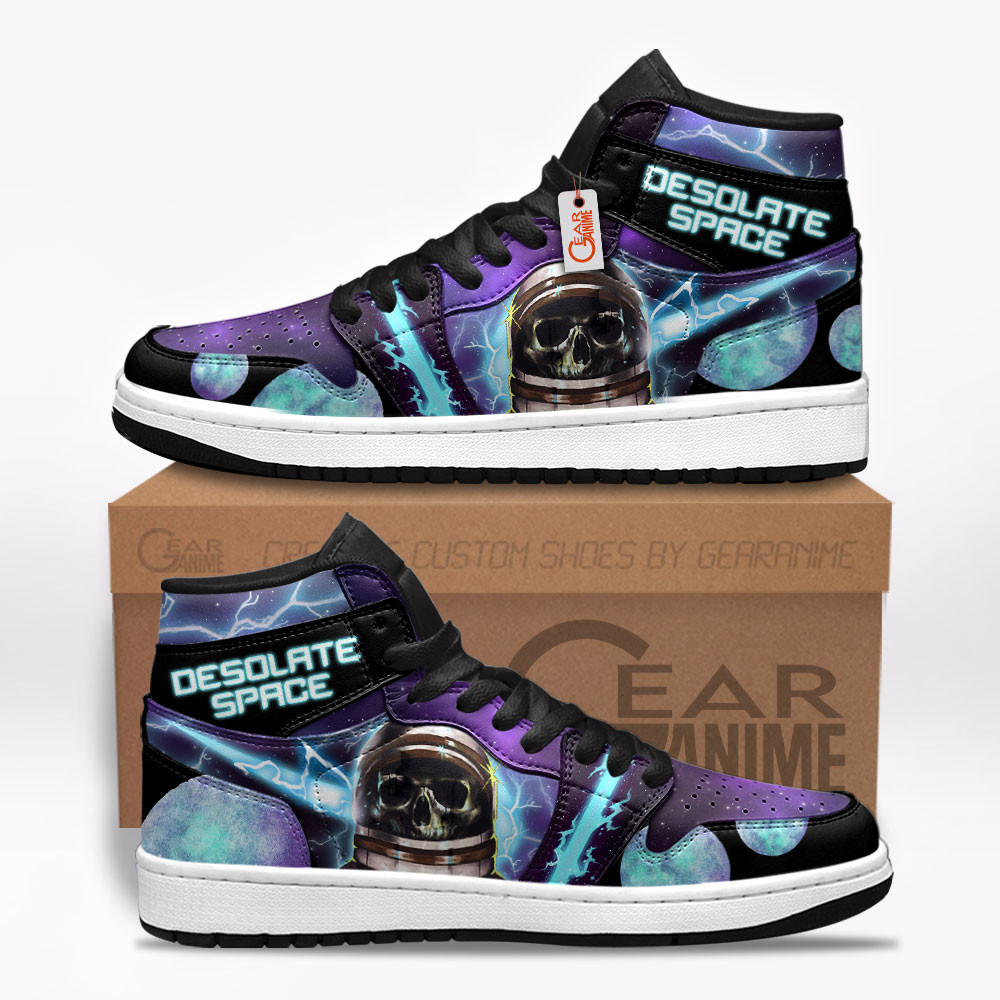 M4A4 Desolate Space Custom Gaming High-Top Leather Sneakers Game C.S Skins