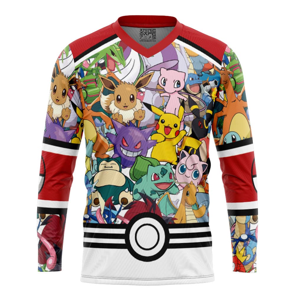 Magical Creatures Pokemon Hockey Jersey