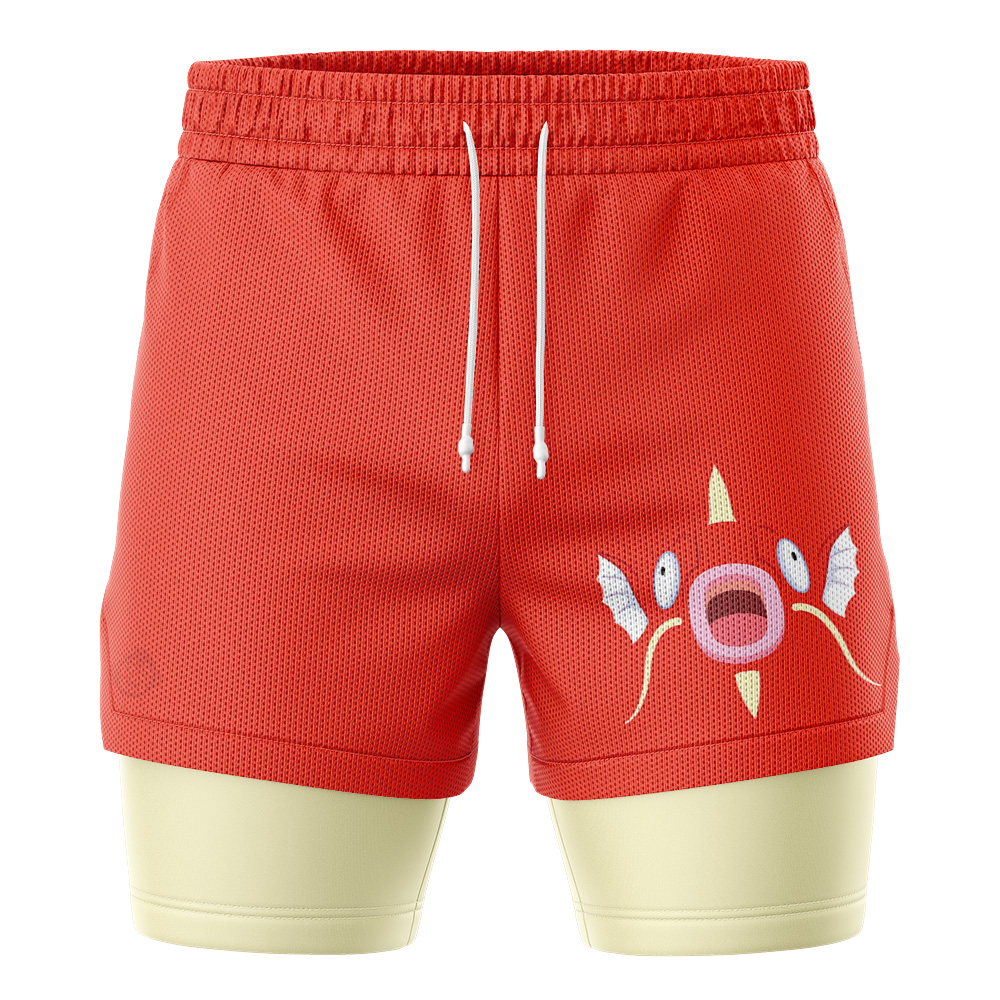 Magikarp Face Pokemon 2-in-1 Performance Shorts