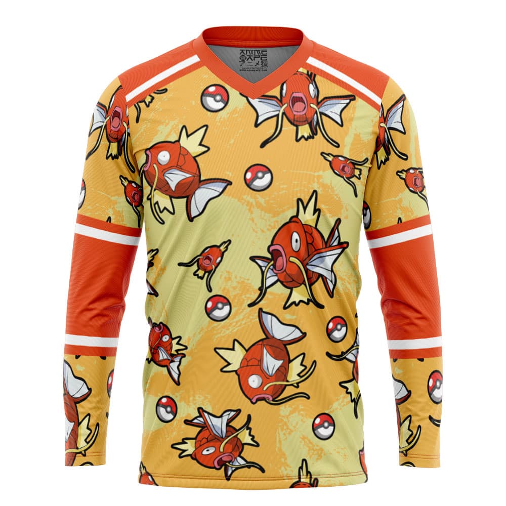 Magikarp Pattern Pokemon Hockey Jersey