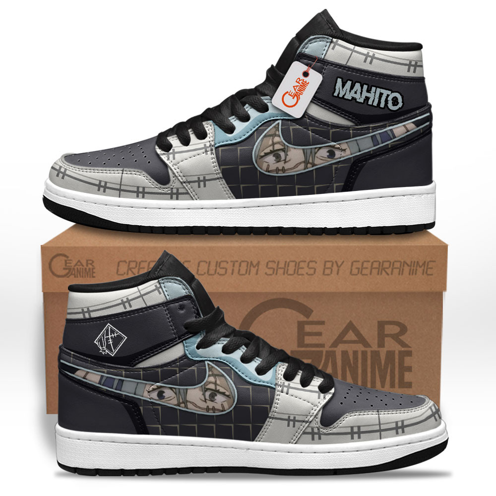 Mahito High-Top Leather Sneakers Custom Name