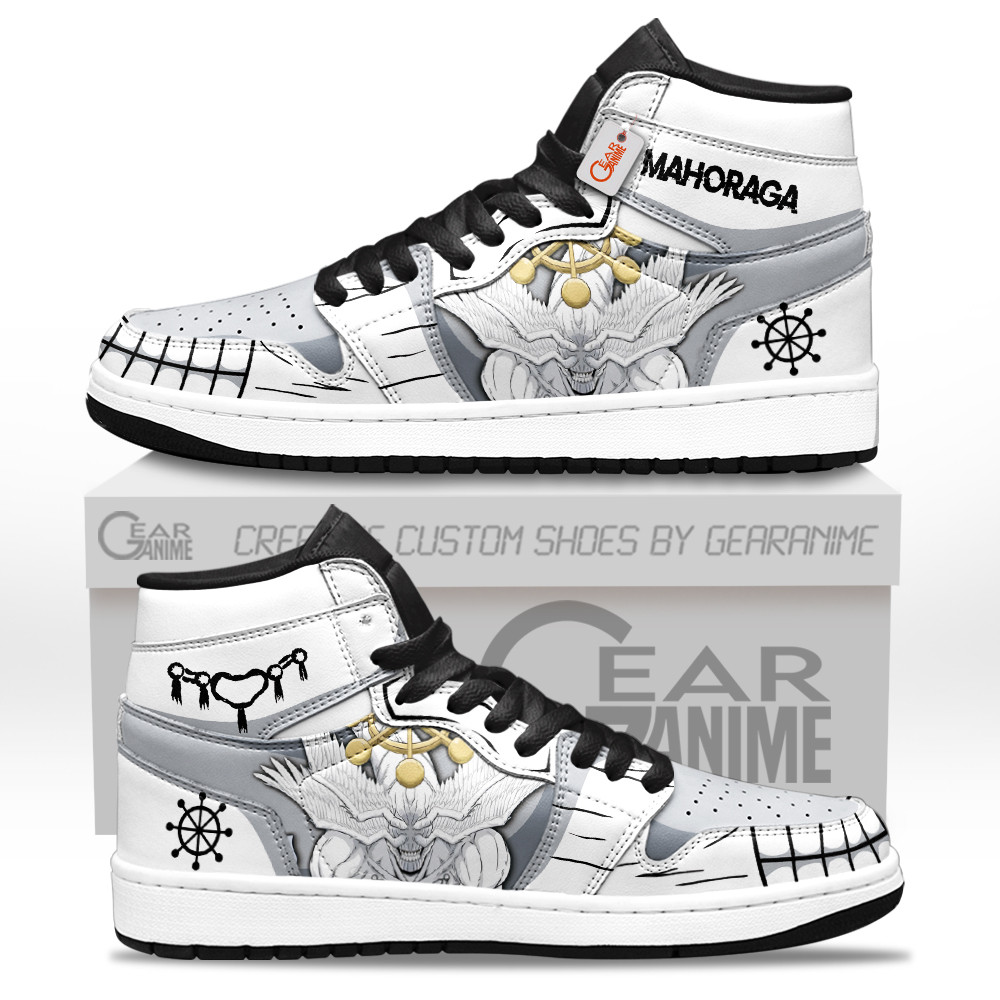 Mahoraga High-Top Leather Sneakers Custom Name