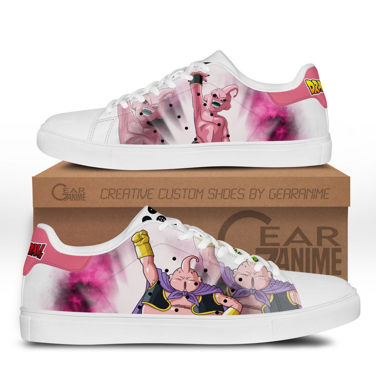 Majin Buu Custom Anime Classic Court Shoes