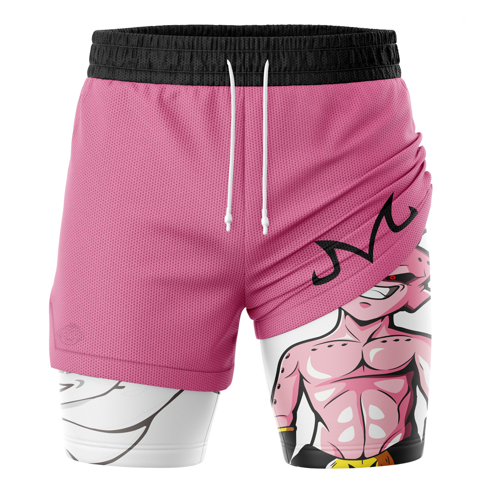 Majin Buu Kid Dragon Ball Z 2-in-1 Performance Shorts