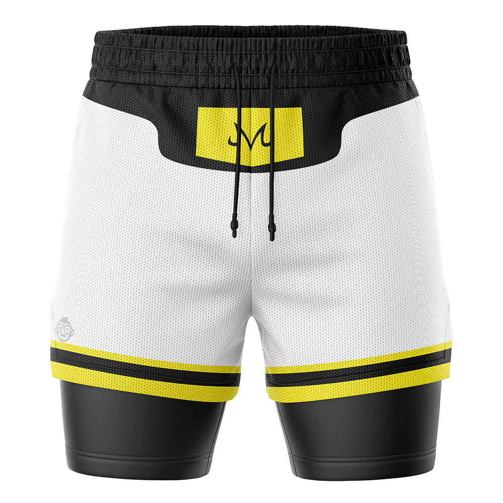 Majin Buu White DBZ 2-in-1 Performance Shorts