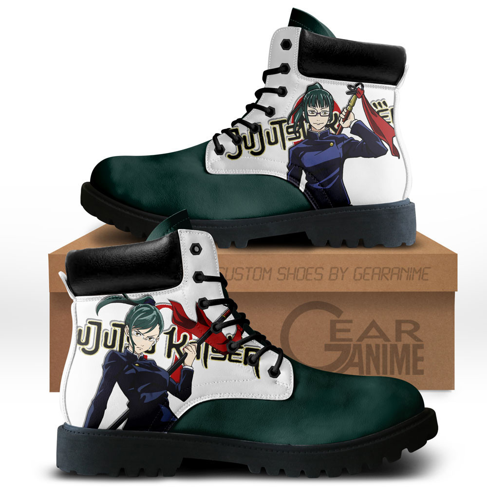 Maki Zenin Custom Anime Combat Boots NTT051