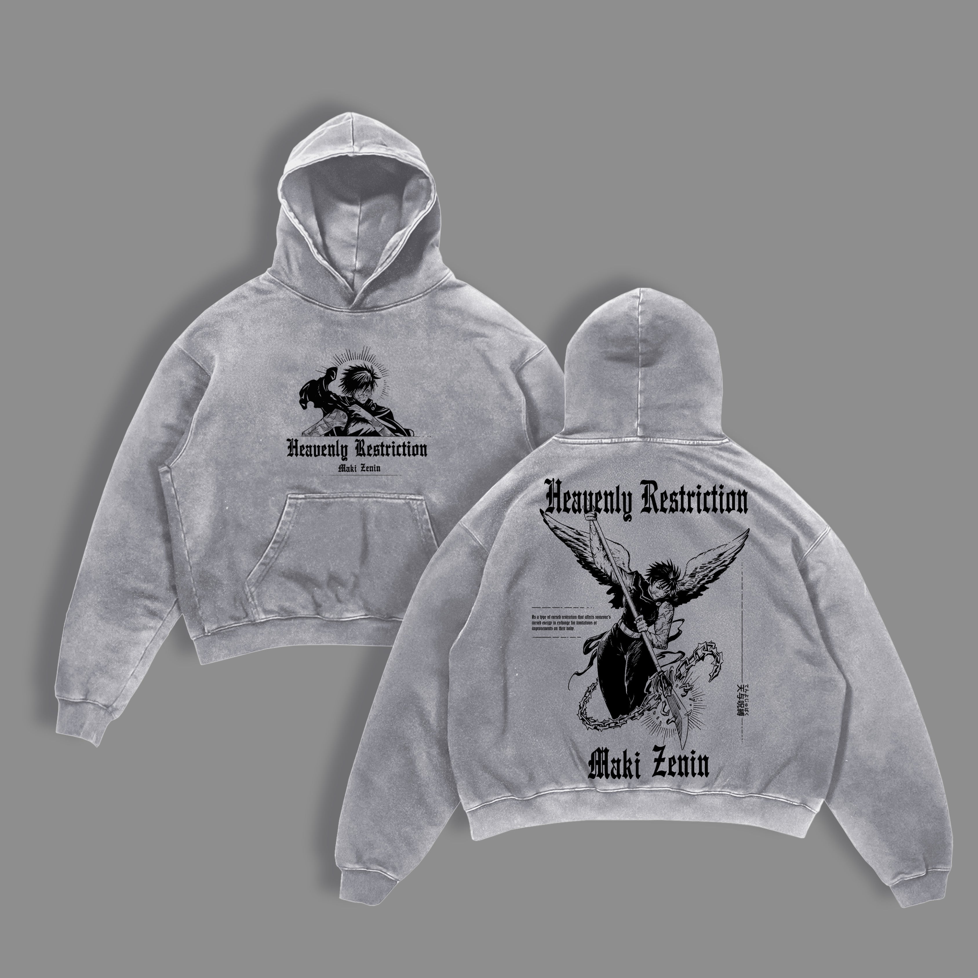 Maki Zenin Washed Apparel, Jujutsu Kaisen Merch