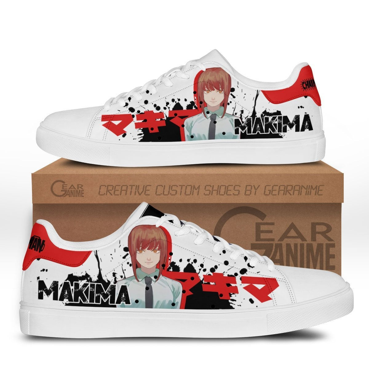 Makima Custom Anime Classic Court Shoes