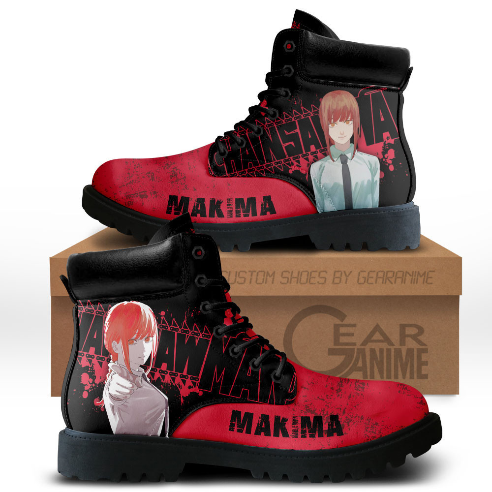 Makima Custom Anime Combat Boots