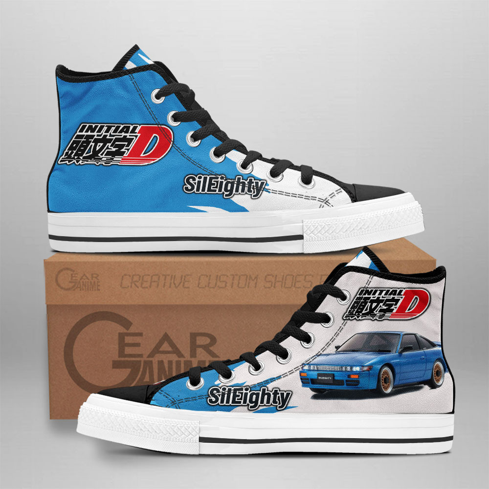 Mako Sato Custom Anime High-Top Canvas Shoes Initial Shoes NTT180