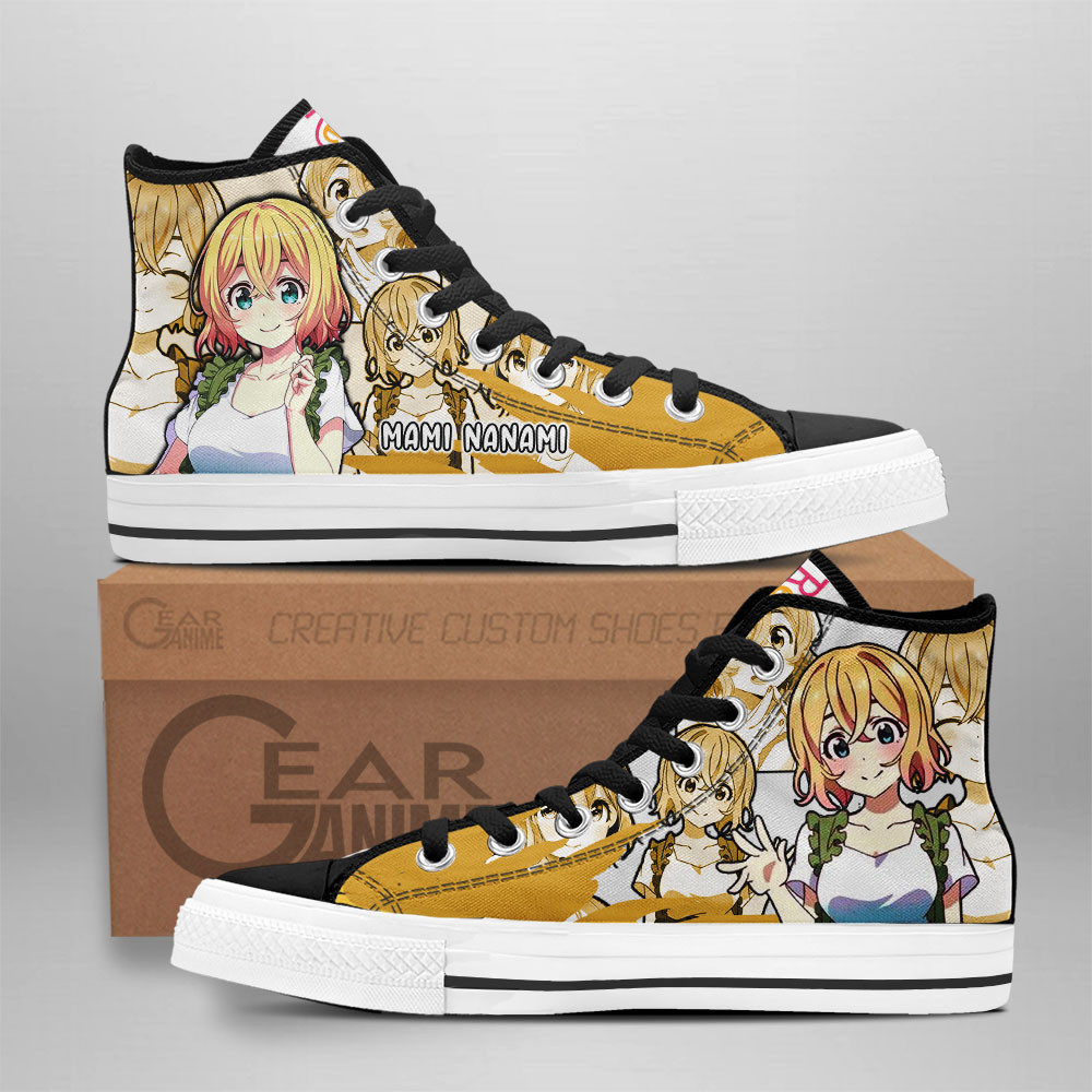 Mami Nanami Custom Anime High-Top Canvas Shoes NTT091