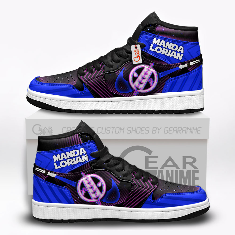Mandalorian Custom Movie High-Top Leather Sneakers