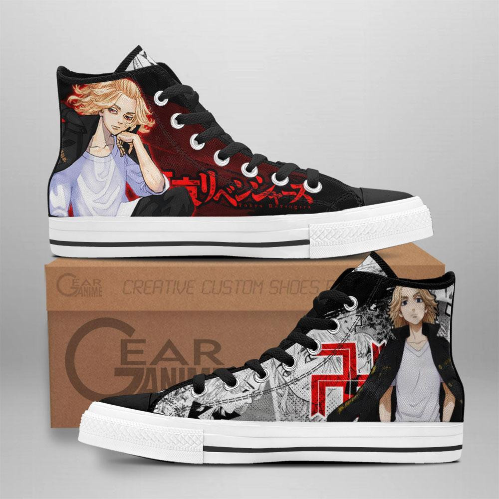 Manjiro Sano Custom Anime High-Top Canvas Shoes TT1009