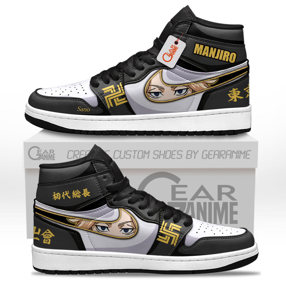 Manjiro Sano High-Top Leather Sneakers Custom Name