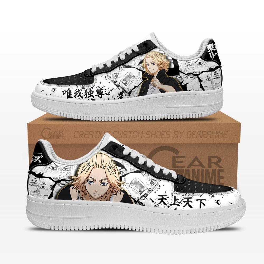 Manjirou Sano Mikey Custom Anime Low-Top Leather Sneakers