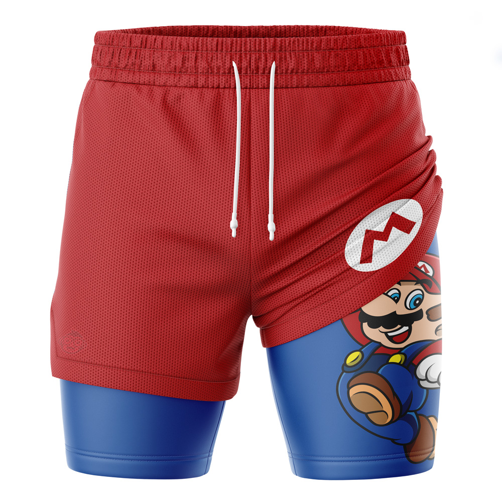 Mario Super Mario Bros 2-in-1 Performance Shorts