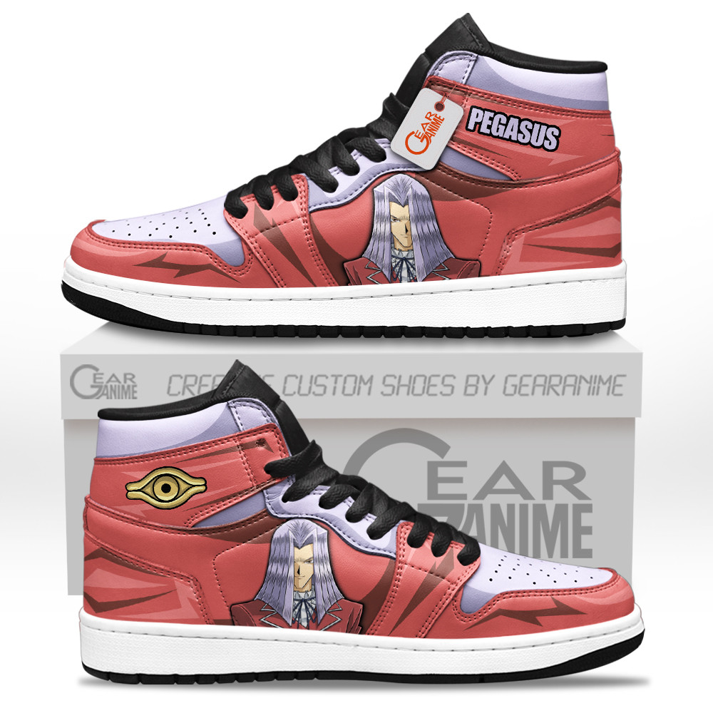 Maximillion Pegasus Custom Anime High-Top Leather Sneakers