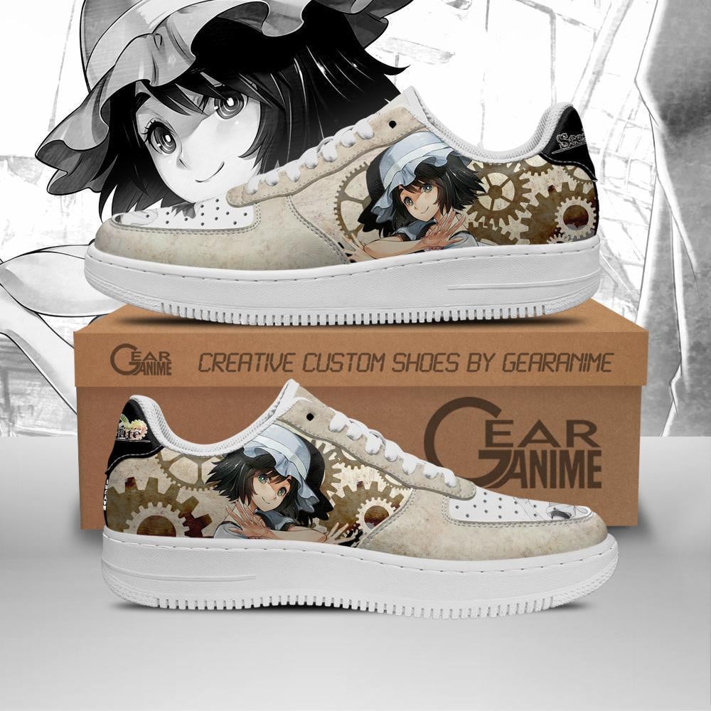 Mayuri Shiina Custom Anime Low-Top Leather Sneakers