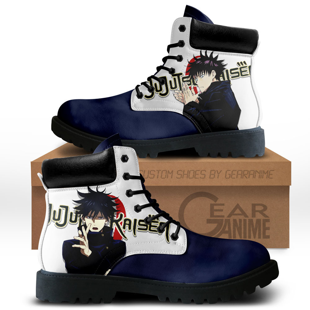Megumi Fushiguro Custom Anime Combat Boots NTT051