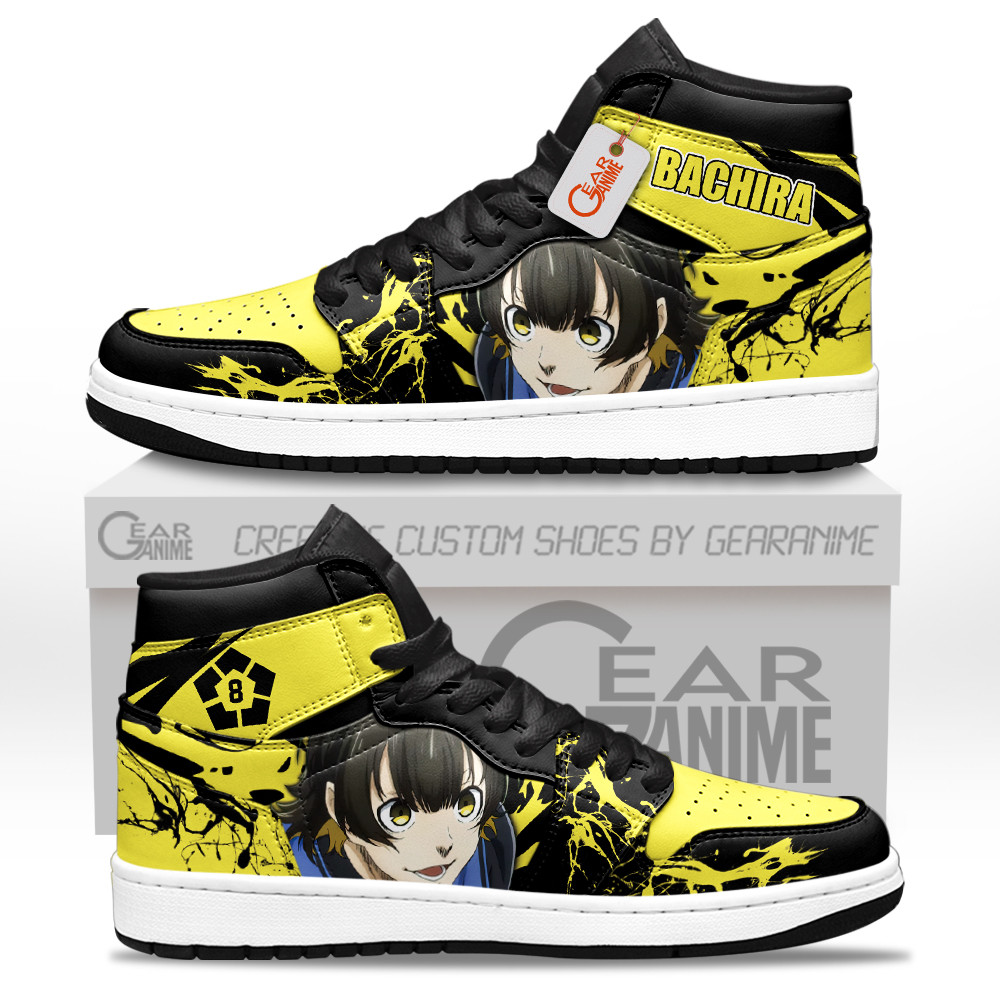 Meguru Bachira High-Top Leather Sneakers Custom Name
